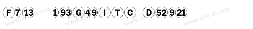 FranklinGotITC Demi字体转换